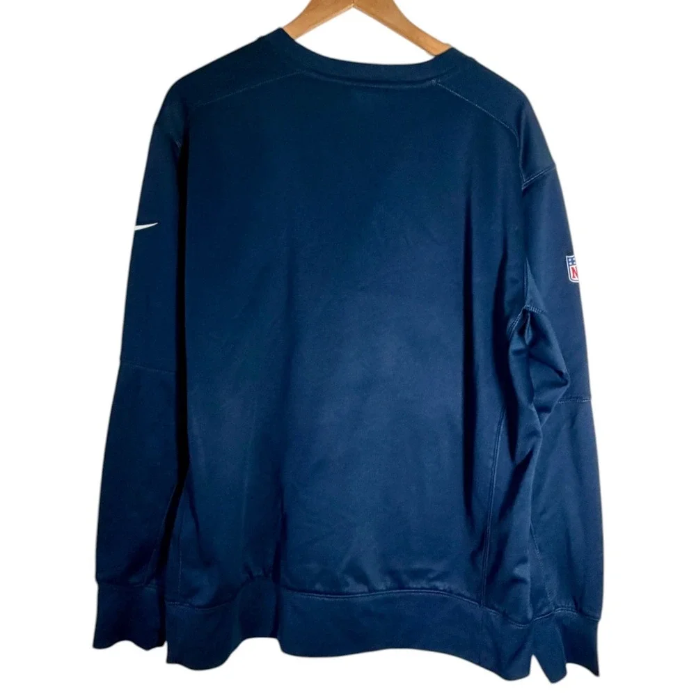 Nike‎ Men's NFL On Field Therma-fit New England Patriots Crewneck SweatshirtXL